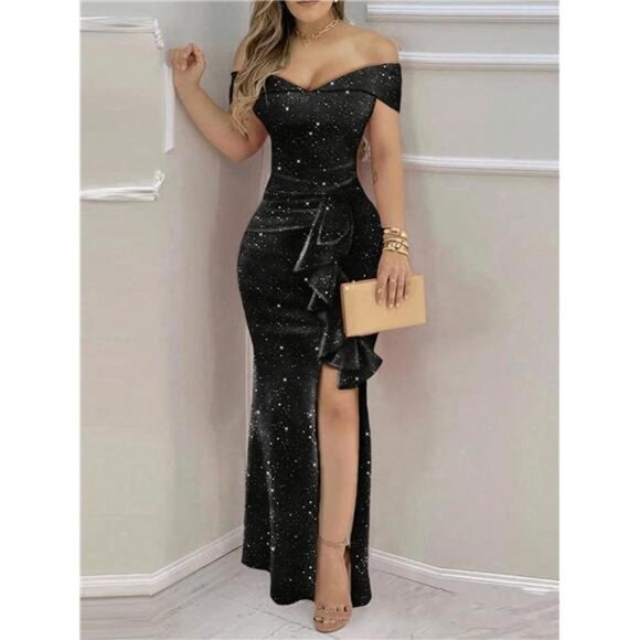 Other - Elegant Off Shoulder Long Party Dress
